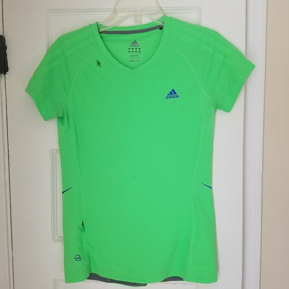 neon adidas shirt